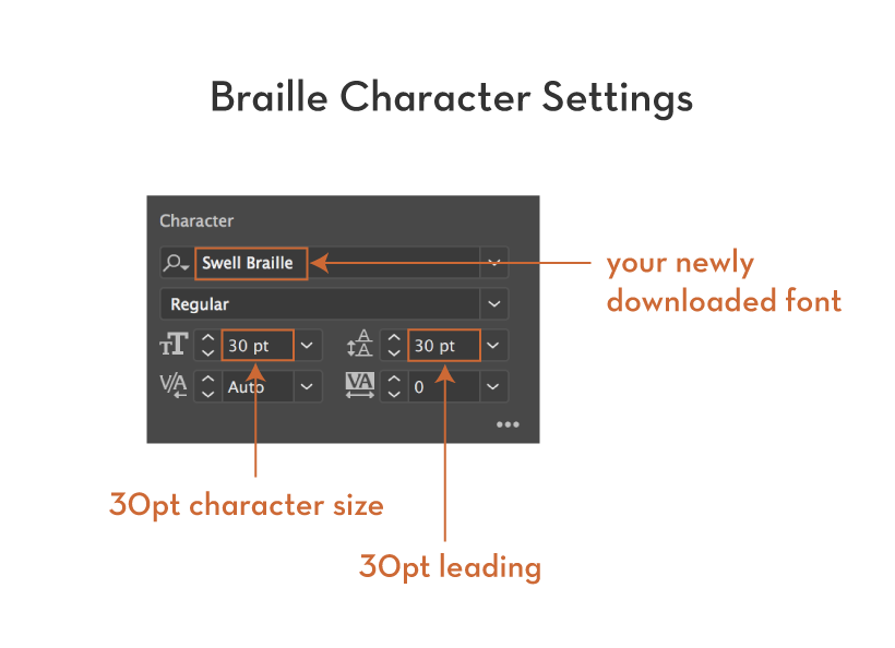 Braille font for windows 10