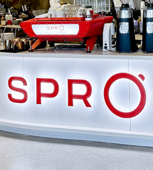 SPRO Illuminated Coffee Bar Sign