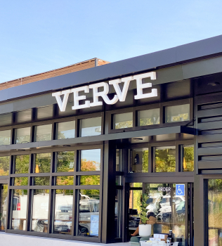 Verve Coffee Roofline Sign